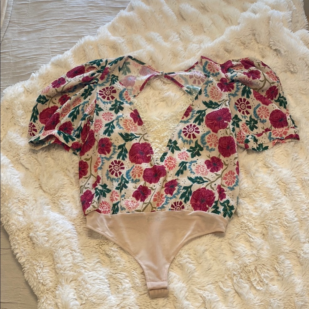Floral Embroidered Women's Top